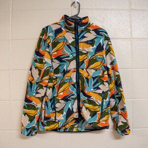 REI Co-op Jacket Mens Medium Gray Polartec Full Zip Grid Fleece Outdoor Hiking